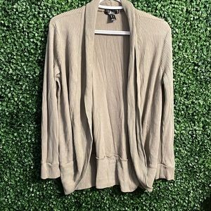 Olive green cardigan